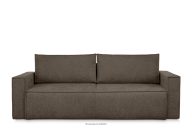Sofa 3 mit Schlaffunktion in Gewebestoff cool brown
