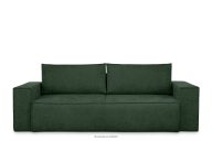 Sofa 3 in Gewebestoff mit Schlaffunktion grün