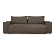 Sofa 3 in Gewebestoff mit Schlaffunktion cool brown