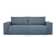 Sofa 3 in Gewebestoff mit Schlaffunktion dunkelblau