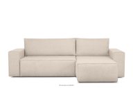 Boucle Schlafsofa links/rechts elfenbein