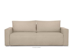 NAPI II, https://konsimo.de/kollektion/napi-ii/ Dreisitziges Sofa boucle mit Schlaffunktion hellbeige hellbeige - Foto