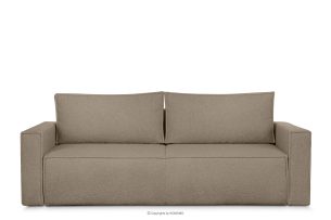 NAPI II, https://konsimo.de/kollektion/napi-ii/ Dreisitziges Sofa boucle mit Schlaffunktion dunkelbeige dunkelbeige - Foto
