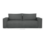 Dreisitziges Sofa boucle mit Schlaffunktion graphit