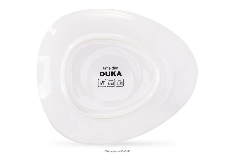 TIME DIM Tasse und Untertasse weiß/braun/blau - Foto 6