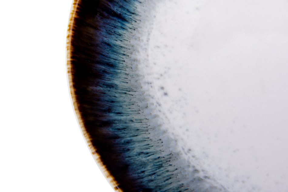 TIME DIM Frühstücksteller weiß/braun/blau - Foto 5