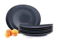 Frühstücksteller Set Graphit 6tlg.