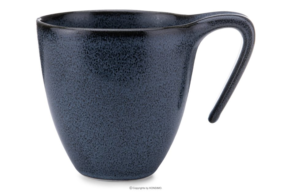 TIME BLACK Tasse mit Untertasse 6tlg. schwarz/graphit/blau - Foto 2