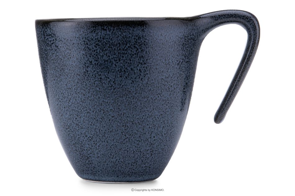 TIME BLACK Tasse mit Untertasse 6tlg. schwarz/graphit/blau - Foto 3