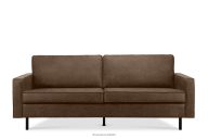 Loft-Sofa 3 Sitzer dunkelbraun