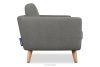 TAGIO II Skandinavisches Zweisitzer-Sofa aus Gewebestoff in aschgrau Asche - Foto 5