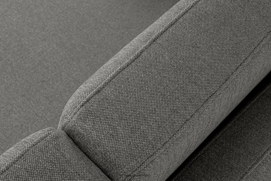 TAGIO II Skandinavisches Zweisitzer-Sofa aus Gewebestoff in aschgrau Asche - Foto 5