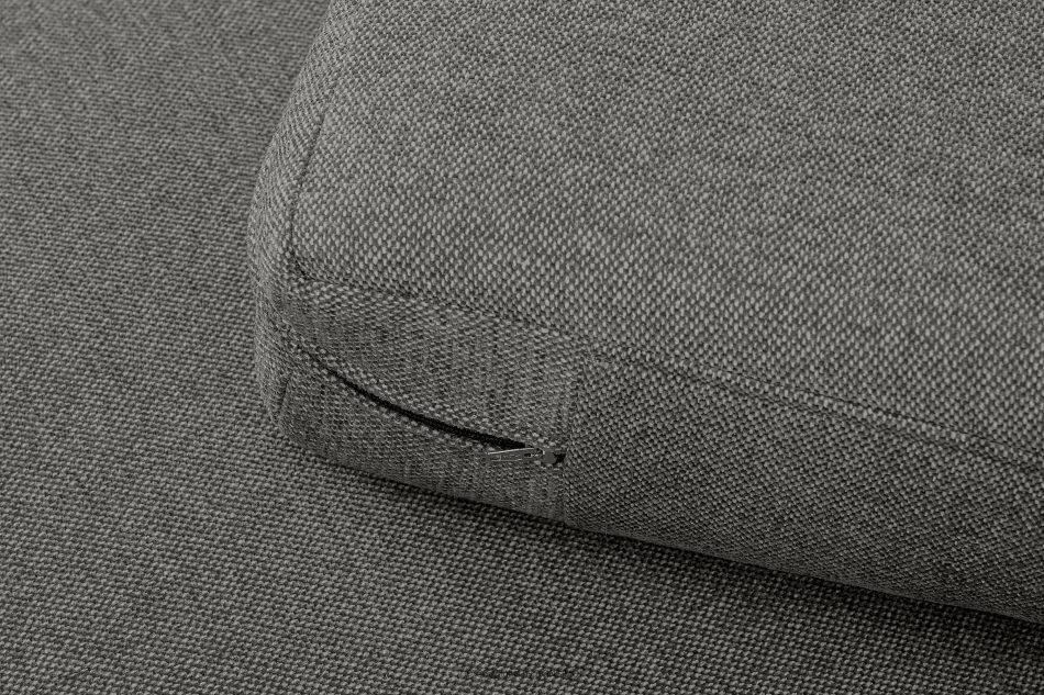 TAGIO II Skandinavisches Zweisitzer-Sofa aus Gewebestoff in aschgrau Asche - Foto 6