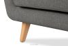 TAGIO II Skandinavisches Zweisitzer-Sofa aus Gewebestoff in aschgrau Asche - Foto 10