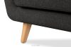 TAGIO II Skandinavisches Zweisitzer-Sofa aus Gewebestoff in graphitgrau graphit - Foto 10