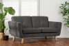 TAGIO II Skandinavisches Zweisitzer-Sofa aus Gewebestoff in graphitgrau graphit - Foto 11