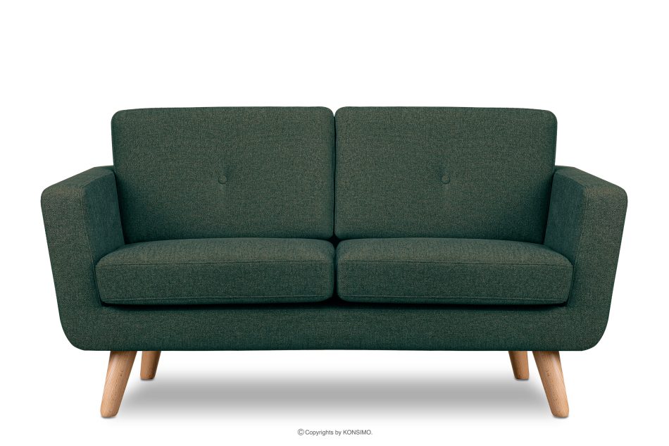 TAGIO II Skandinavisches Zweisitzer-Sofa aus Gewebestoff in marineblau/beige seebeige - Foto 0