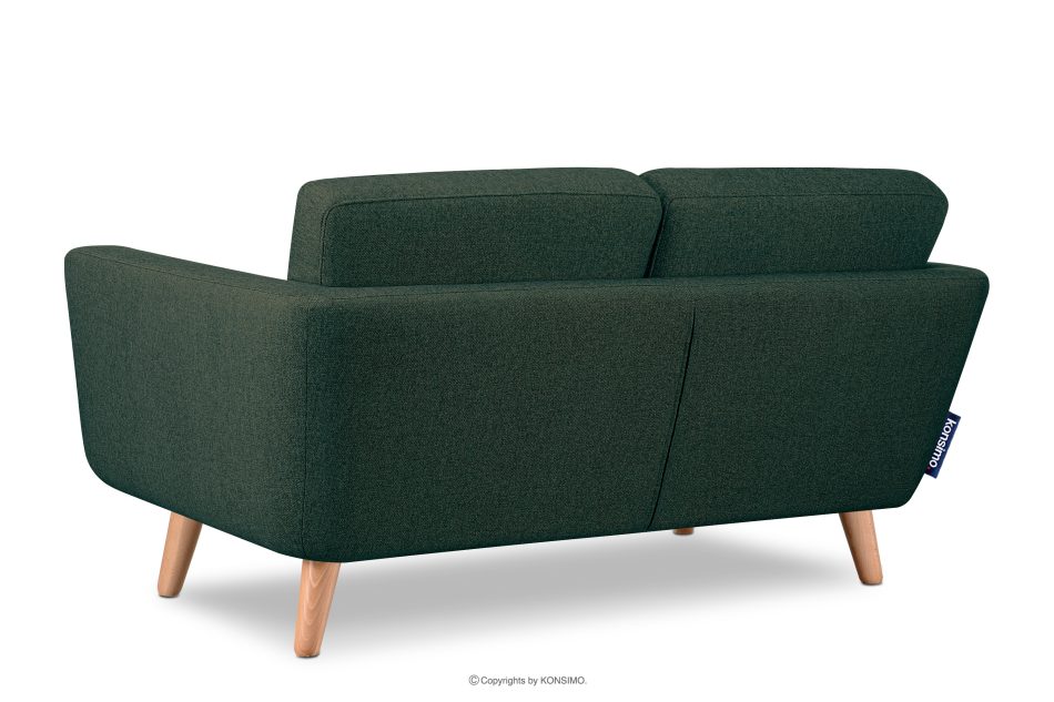 TAGIO II Skandinavisches Zweisitzer-Sofa aus Gewebestoff in marineblau/beige seebeige - Foto 3
