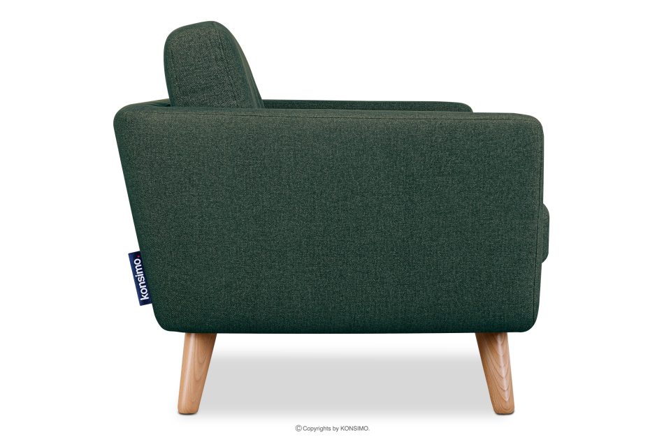 TAGIO II Skandinavisches Zweisitzer-Sofa aus Gewebestoff in marineblau/beige seebeige - Foto 4