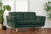 TAGIO II Skandinavisches Zweisitzer-Sofa aus Gewebestoff in marineblau/beige seebeige - Foto 2
