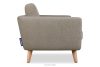 TAGIO II Skandinavisches Zweisitzer-Sofa aus Gewebestoff in hellbraun hellbraun - Foto 5