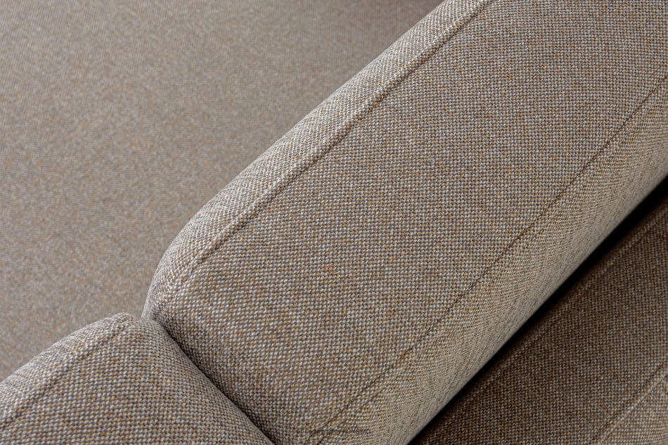 TAGIO II Skandinavisches Zweisitzer-Sofa aus Gewebestoff in hellbraun hellbraun - Foto 5