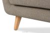 TAGIO II Skandinavisches Zweisitzer-Sofa aus Gewebestoff in hellbraun hellbraun - Foto 10