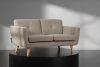 TAGIO II Skandinavisches Zweisitzer-Sofa aus Gewebestoff in hellbraun hellbraun - Foto 2