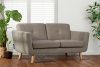 TAGIO II Skandinavisches Zweisitzer-Sofa aus Gewebestoff in hellbraun hellbraun - Foto 11