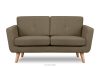 TAGIO II Skandinavisches Zweisitzer-Sofa aus Gewebestoff in cappuccinobraun cappuccino - Foto 1
