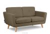 TAGIO II Skandinavisches Zweisitzer-Sofa aus Gewebestoff in cappuccinobraun cappuccino - Foto 3