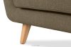 TAGIO II Skandinavisches Zweisitzer-Sofa aus Gewebestoff in cappuccinobraun cappuccino - Foto 10