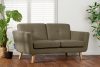TAGIO II Skandinavisches Zweisitzer-Sofa aus Gewebestoff in cappuccinobraun cappuccino - Foto 11