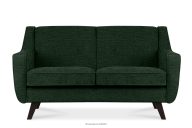 Zweisitzer-Sofa fürs Wohnzimmer aus Gewebestoff in meeresgrün