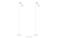 Stehlampe-Set im skandinavischen Stil in schwarz (2-tlg.)