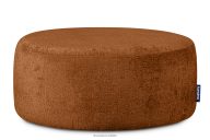 Drehbarer Sitzhocker aus Chenille-Stoff in rot