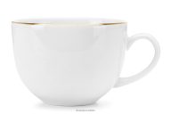 Elegante Kaffeetasse mit Goldlinie