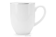 Eleganter Becher mit Platinlinie