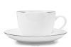 MUSCARI Elegante Kaffeetasse mit Untertasse 6 Personen (12 tlg.) platinlinie Platinlinie - Foto 5