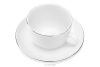 MUSCARI Elegante Kaffeetasse mit Untertasse 6 Personen (12 tlg.) platinlinie Platinlinie - Foto 6