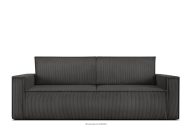 Sofa 3 mit Schlaffunktion Kordstoff grau