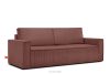 NAPI Sofa 3 mit Schlaffunktion Kordstoff rosa rosa - Foto 3