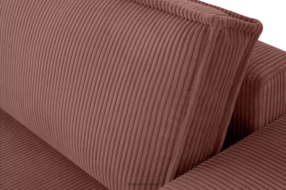 NAPI Sofa 3 mit Schlaffunktion Kordstoff rosa rosa - Foto 7