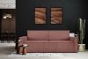 NAPI Sofa 3 mit Schlaffunktion Kordstoff rosa rosa - Foto 21