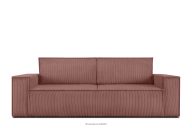 Dreisitzer-Schlafsofa ausklappbar mit Bettkasten in rosa