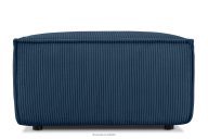 Großer Kordstoff-Sitzhocker in marineblau
