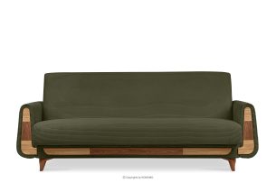 GUSTAVO II, https://konsimo.de/kollektion/gustavo-ii/ Dreisitzer-Sofa aus Kordstoff oliv oliv - Foto