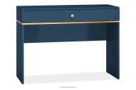 Schreibtisch mit Schublade in marineblau