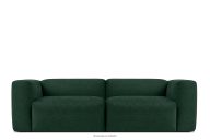 Wohnzimmer-Sofa "Wolke" aus grünem Gewebestoff