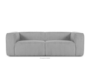 FEROX, https://konsimo.de/kollektion/ferox/ Großes hellgraues Sofa aus Kordstoff hellgrau - Foto